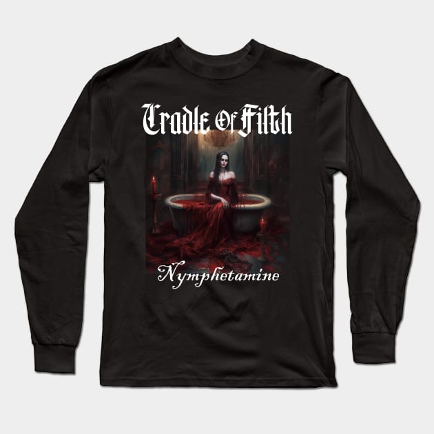 Her Ghost in the Fog Art - Cradle of Filth Long Sleeve T-Shirt by Bat City